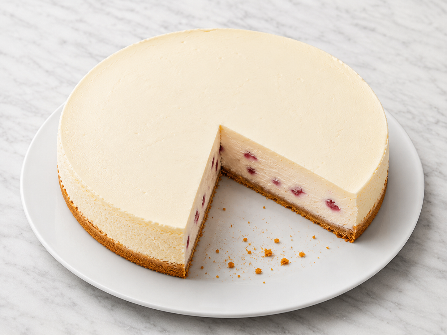 New york strawberry cheesecake 9"