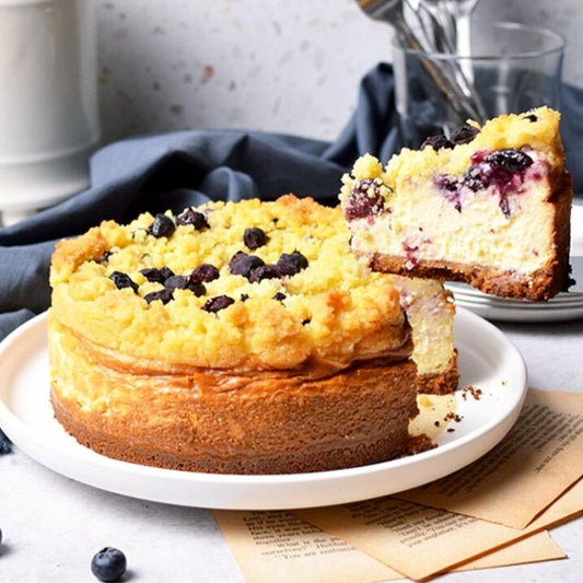 Blueberry Crumble Cheesecake 9"