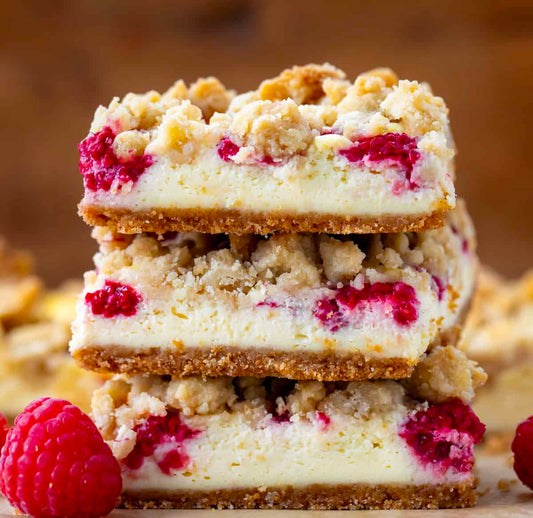 Raspberry Crumble Cheesecake 9"